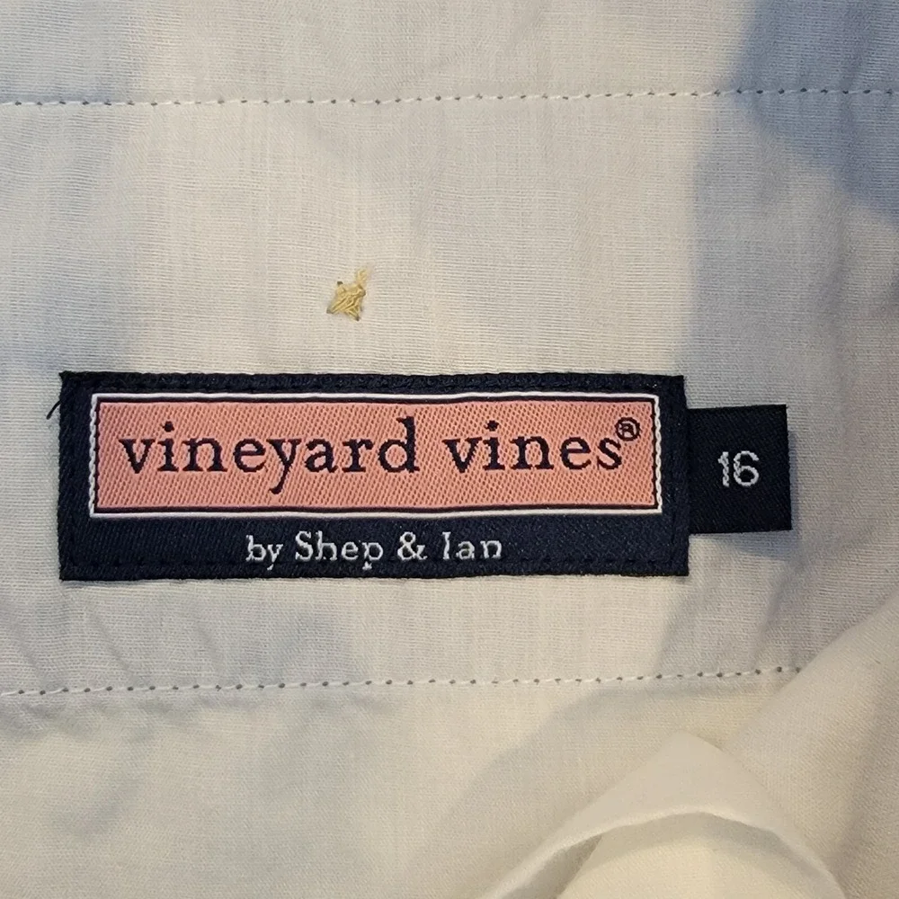 Vineyard Vines Chino Pants Youth Size 16 Blue Dress Slacks‎ 28x30 Flat Front